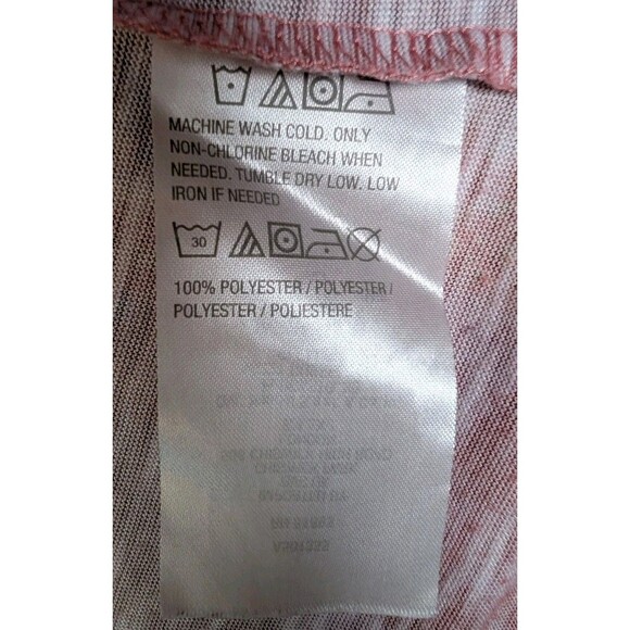 Susan Graver Weekend Top Size 2X Pink Red Stretch Floral Womens Cozy Pockets - Picture 7 of 12